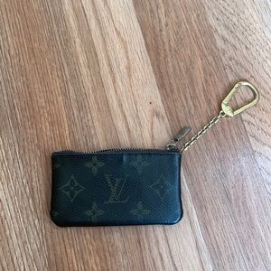 Authentic Louis Vuitton key pouch monogram